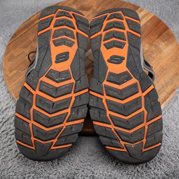 Skechers Men's Slip ins RF Tresmen Norvick Fisherman Sandals Gray Size: 12 - Picture 8 of 10